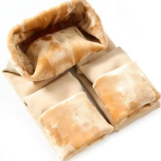 

Мужские повседневные брюки на подкладке с высокой талией, прямые брюки, зимние теплые женские модные корейские повседневные брюки