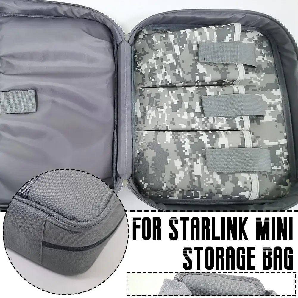 For Starlink Mini Storage Bag Nylon Portable Handbag Organiser Bag Outdoor Separate Travel Universal Storage Carry Bag ﻿ RV K4K4