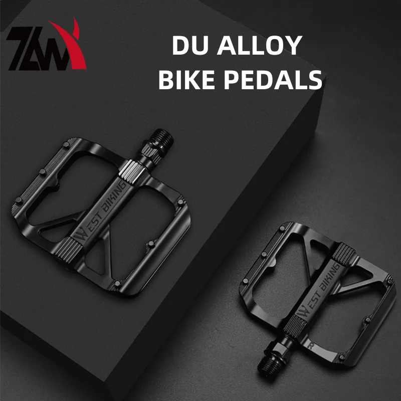 

Сверхлегкие велосипедные педали с 3 герметичными подшипниками, велосипедные педали из сплава DU, нескользящая легкая велосипедная платформа, классическая педаль для MTB/дороги