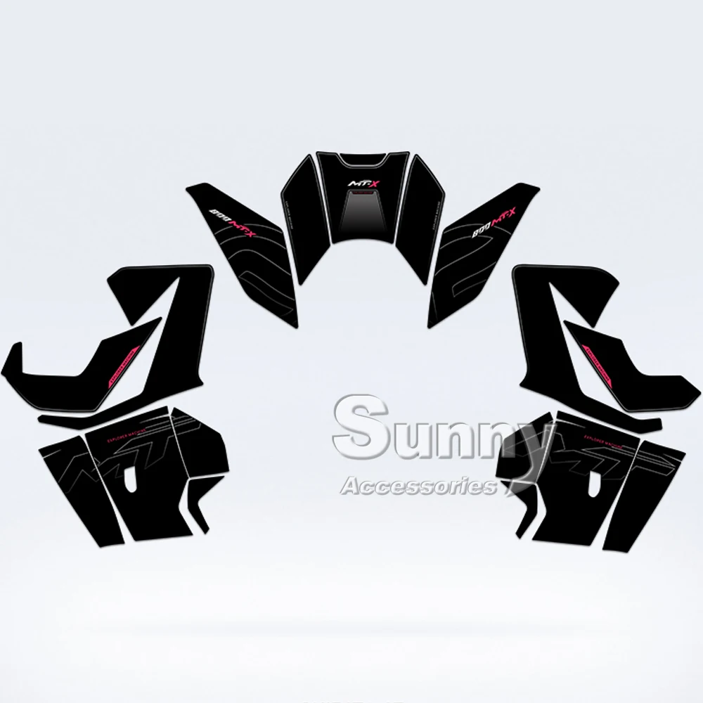 For CFMOTO MTX 800MT-X 800MTX Anti-wear Fuel Tank Sticker Anti-slip Anti-scratch Sticker Body Protection Sticker Accessories