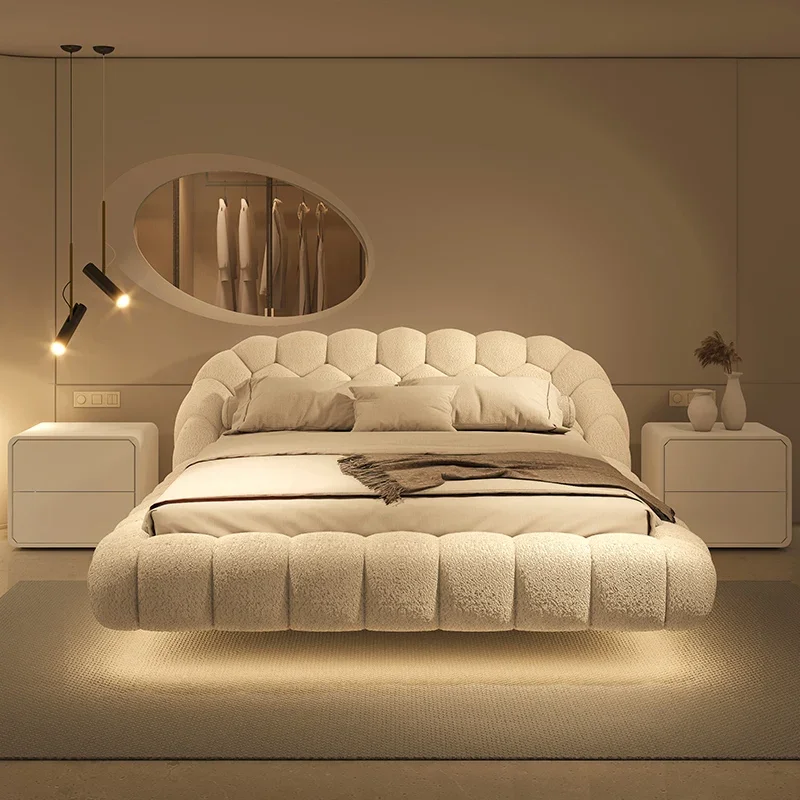 Bed Aesthetics Princess Wedding High End Quality Bed Modern  Furniture