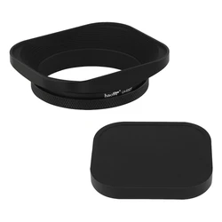 Haoge 52mm Screw Metal Square Lens Hood for Nikon NIKKOR Z 40mm f/2, Z 28mm f/2.8, Z 28mm f/2.8 (SE) Lens