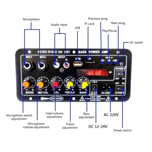 Imagen 1 del producto 090F Board amplificador para audios bricolaje sumerge en sonido calidad con este tablero amplificador
