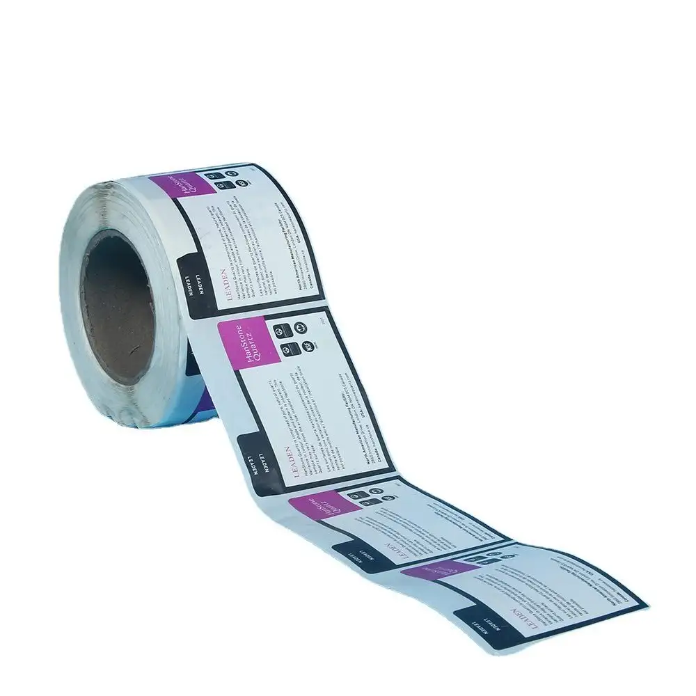 Customized Matte Waterproof Vinyl Labels Outdoor PVC Advertising Decoration Color Adhesive Stickers