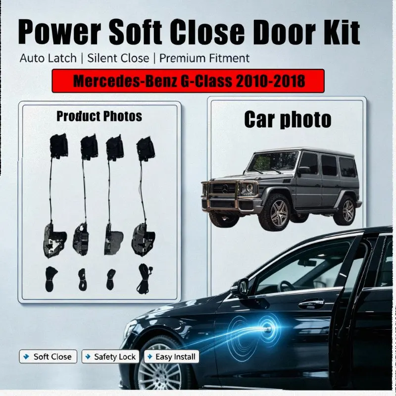 Xcar for Mercedes‑Benz G‑Class 2010-2018 Car OEM Automatic Soft Close Door Electric Suction Kit Auto Power Closing