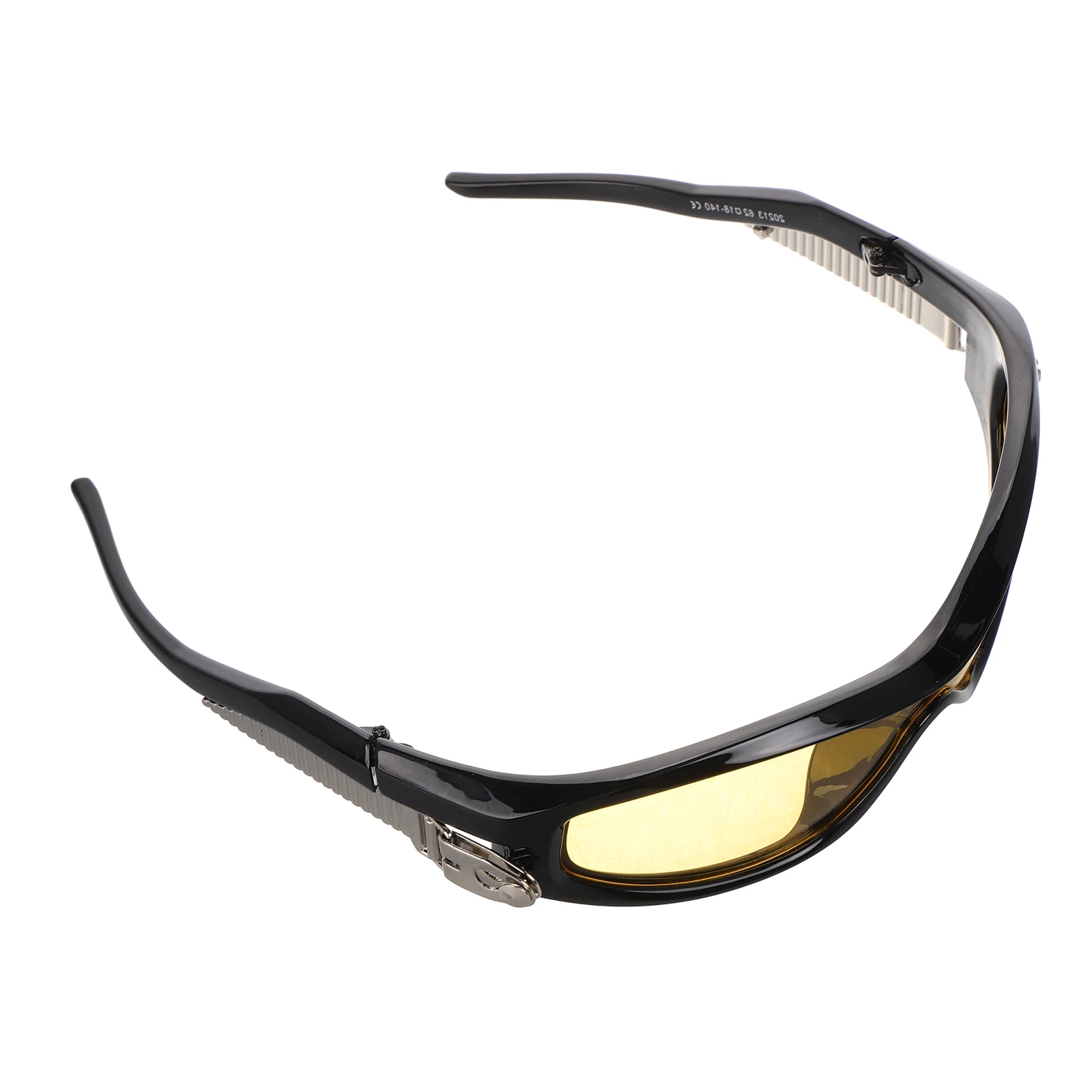 

Stylish Black Frame Yellow Lens Polarized Sunglasses Uv400 Protection Comfortable Fit for Long Wear Outdoor Activities