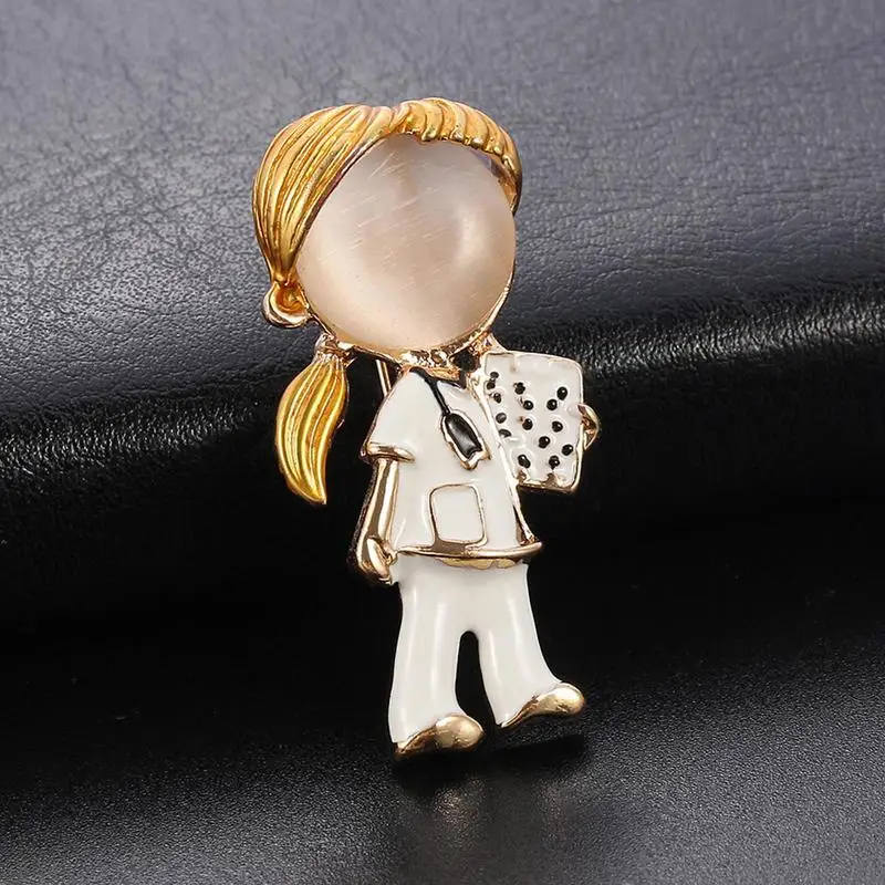 Doctor Pins Doctor Nurse Chic Badge Fadeless Enamel Pin Women's Novelty Accessories For Working Holiday Gathering Concerts