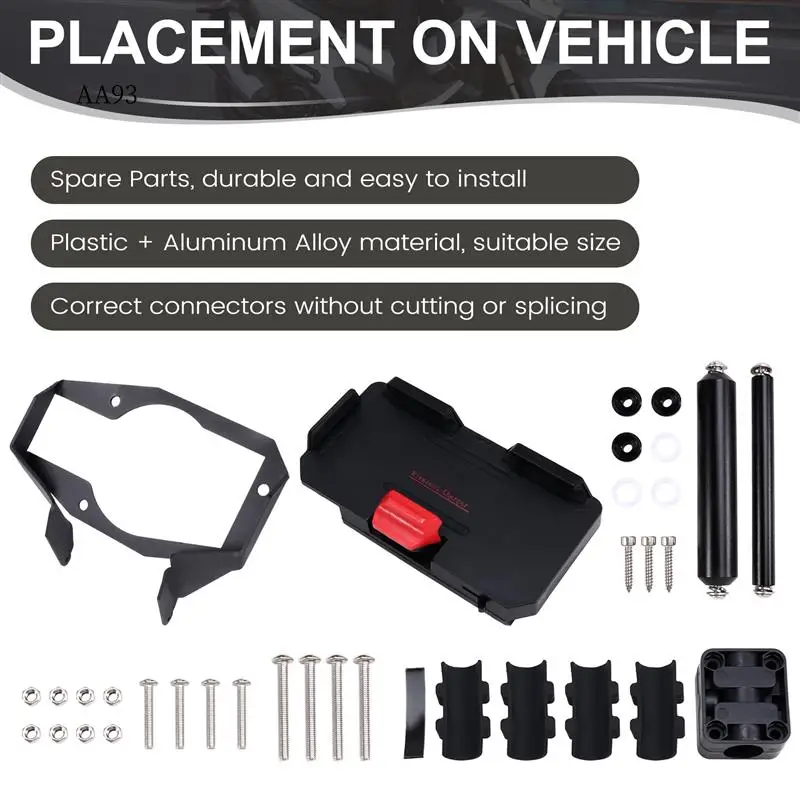 

AA-Motorcycle Wireless Charger Holder With GPS Navigation Bracket Mount 12MM For 1090 ADV 1190 ADV Accessories