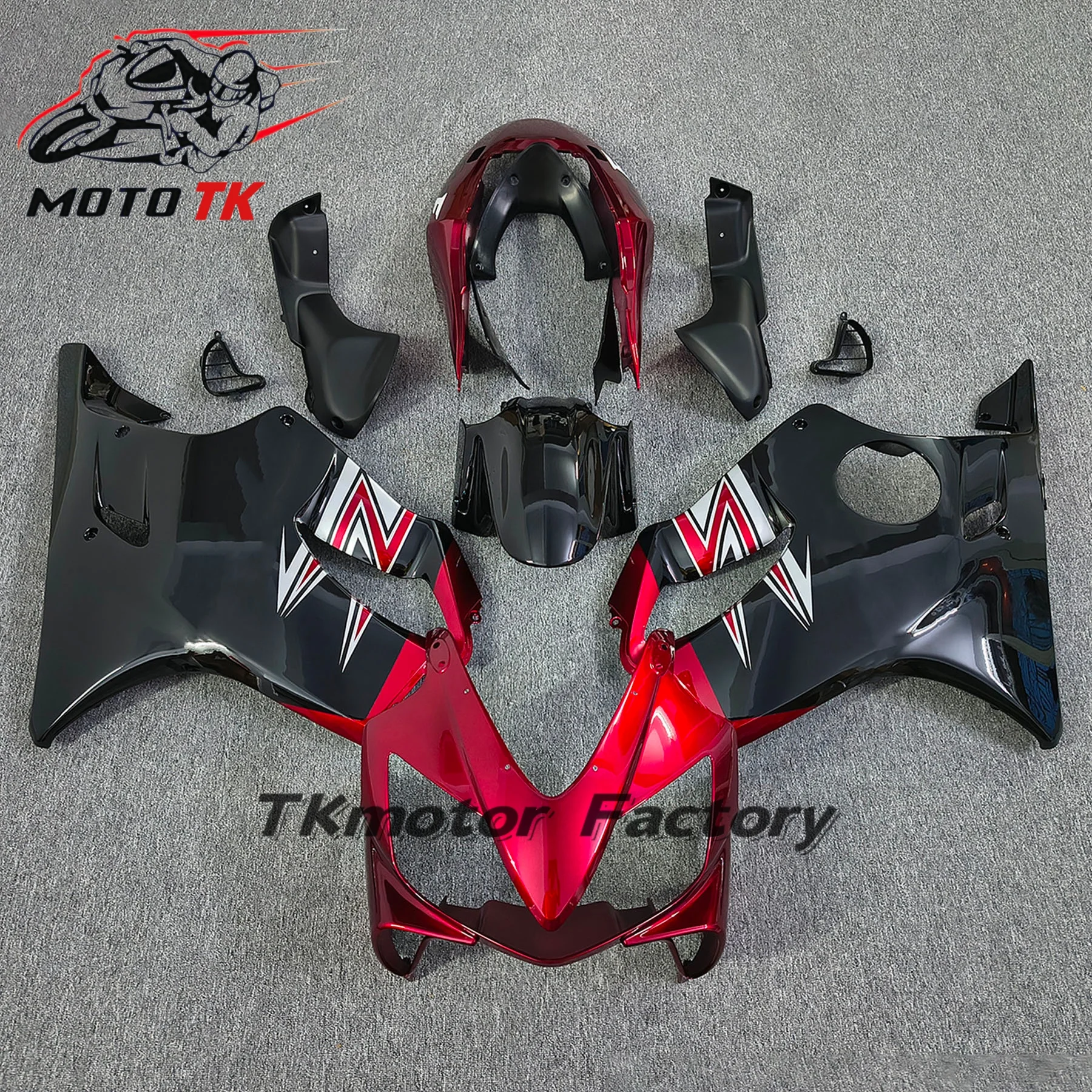 The Motorcycle Fairing kit Applicable For CBR600F F4I 2004 2005 2006 2007 CBR600 04 05 06 07 Fairing Red Black Blue Orange White