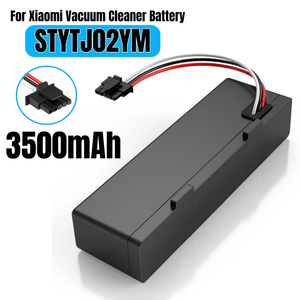 Batterie Li-ion 14,4 V/14,8 V 3500 mAh pour aspirateur et balai robot XIAOMI (Mijia) STYTJ02YM, batterie Li-ion rechargeable de remplacement pour Haier JX37