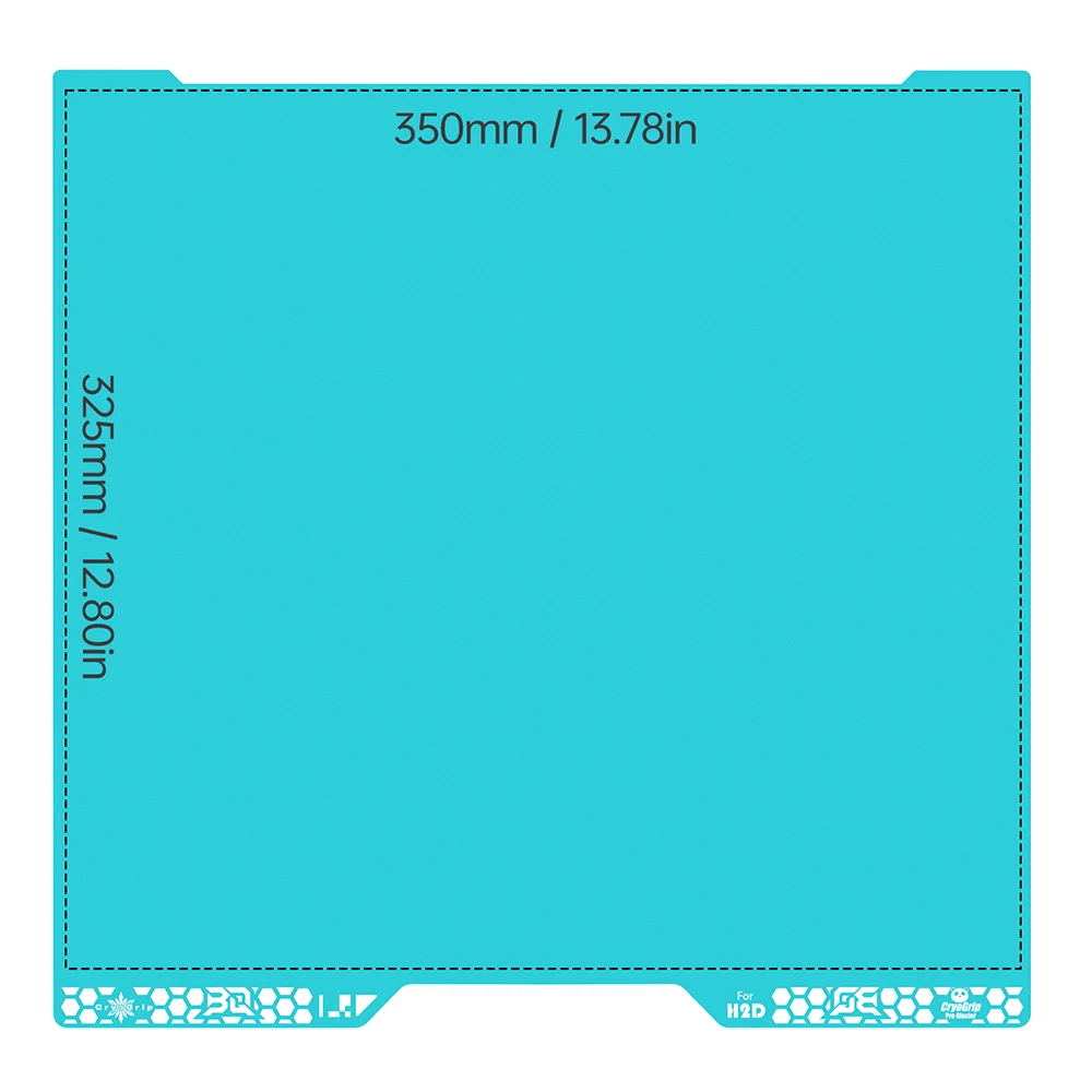 BIGTREETECH パンダビルドプレート CryoGrip プロ 350 × 325 ミリメートル両面ヒートベッド 3D プリンタ部品 Bambulab H2D 3D プリンタ