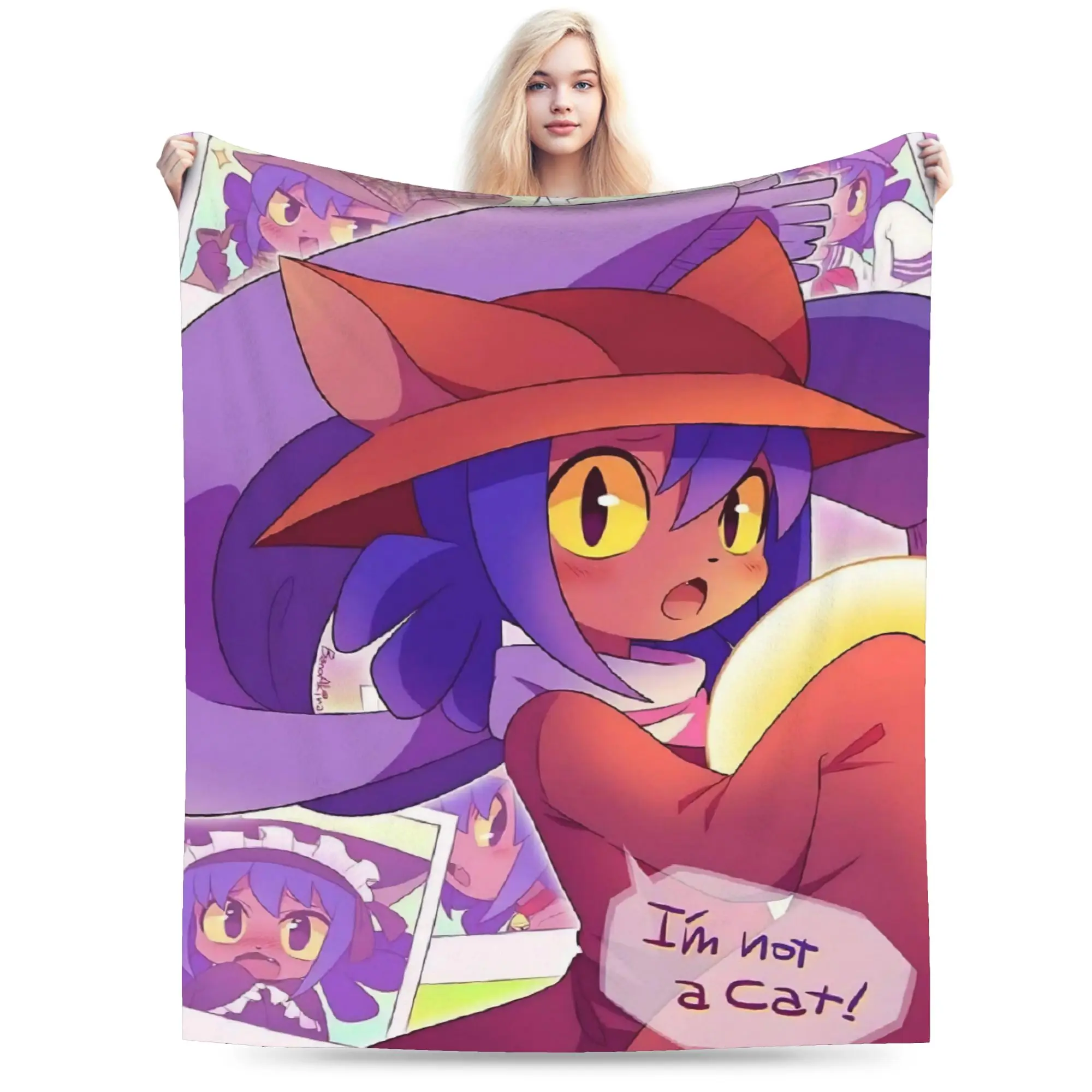 Super Soft OneShots Niko Throw Blanket Premium Fleece Flannel Lightweight  Bed Blanket Cozy Plush Blankets All Season Use