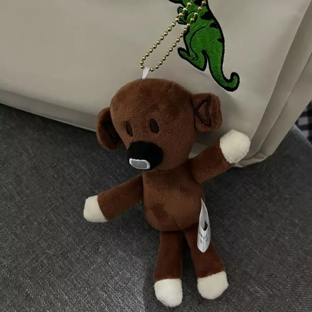 

Аксессуары для сумок, полосатый шарф, кролик, плюшевый брелок, модный DIY, кукла-медведь, кулон, кавайная мультяшная сумка, украшение