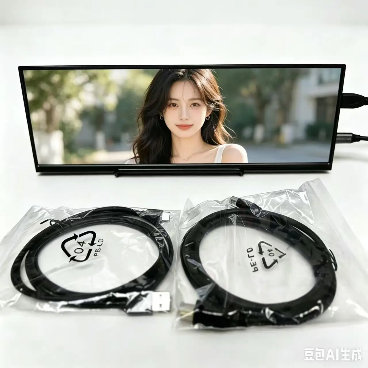 12.6-Inch Ultra-Thin IPS Touch Stretched Bar Portable Monitor 1920x515 Portable Elongated Display