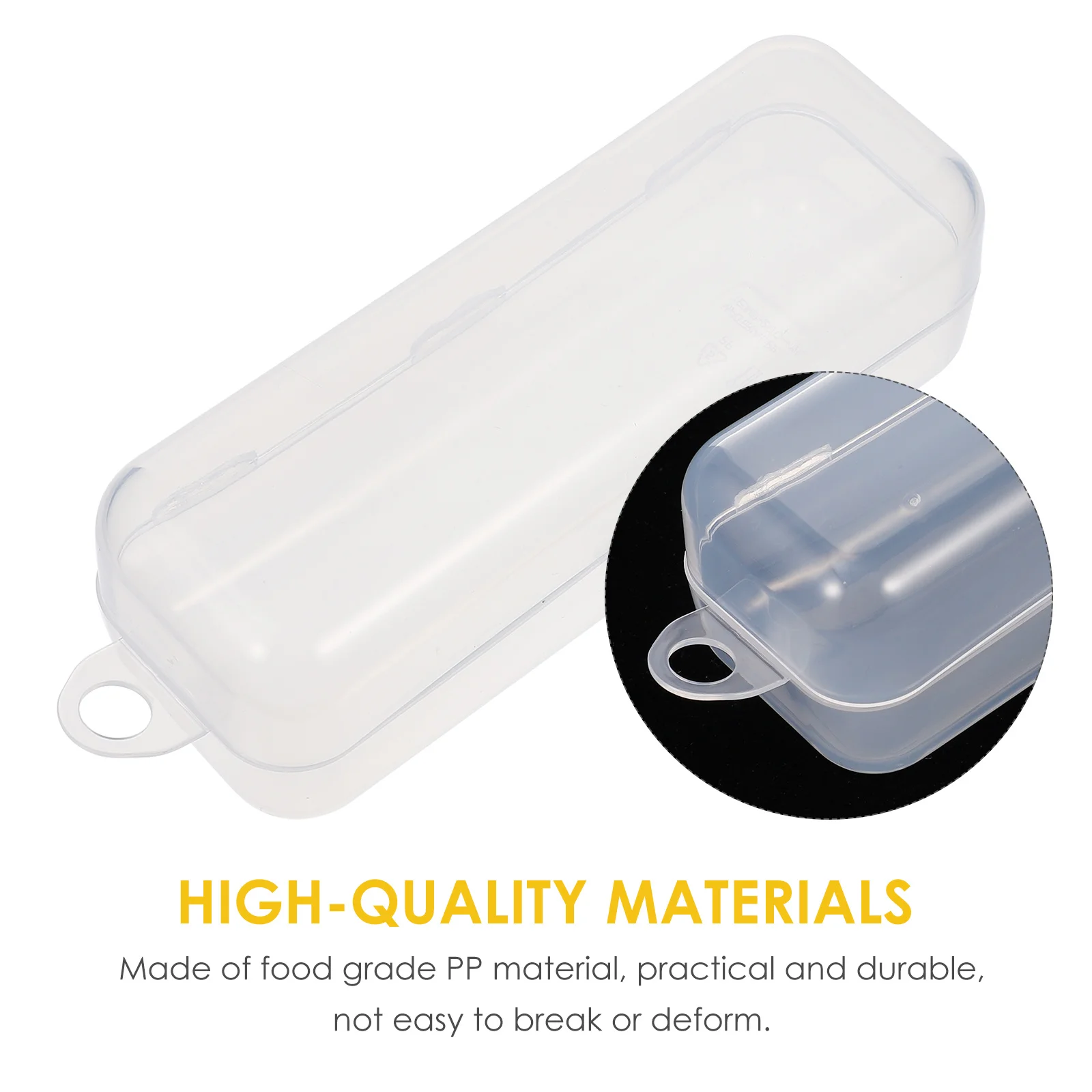 

6pcs Pacifier Container Box Food Grade Pp Safe Storage For Transparent Portable Holder Organizer Case