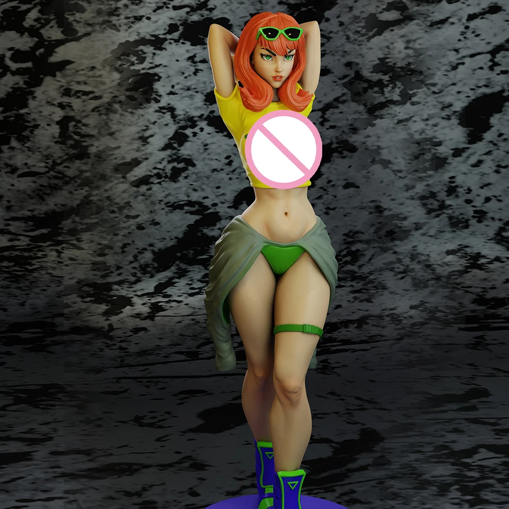 Figura de resina de niña Sexy de Belle Caitlin, juguete sin pintar, muñeca GK sin montar, montaje de impresión 3D, estatua de reducción en miniatura, 1/24