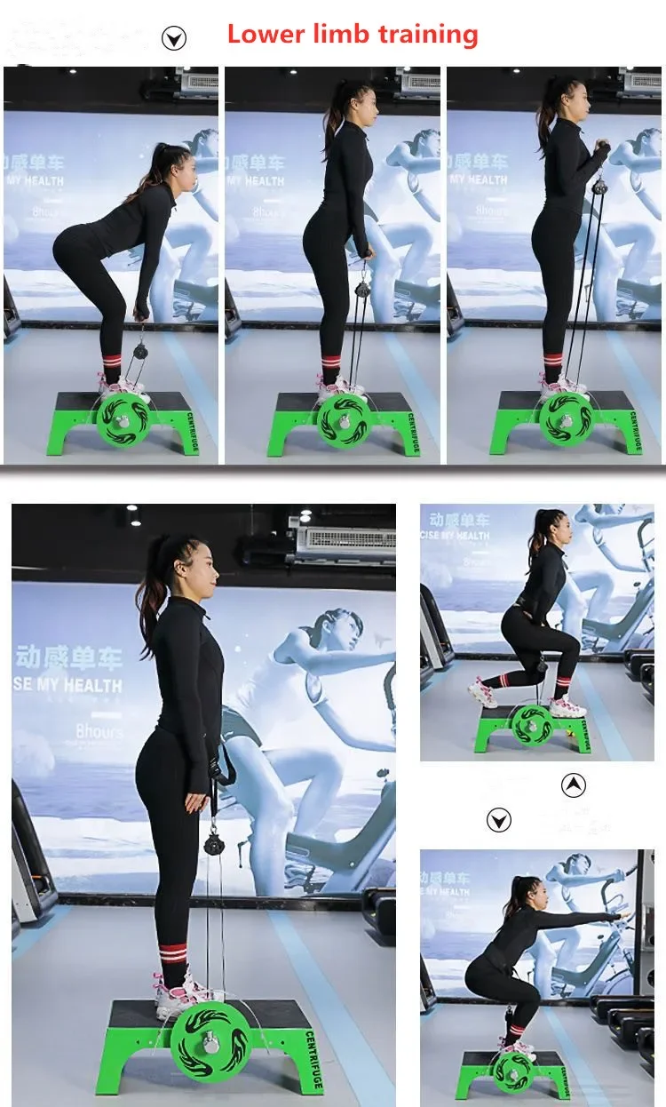 Full Body Workout Commercial Gym Fitness Isometric Training Adjustable Resistance Flywheel Centrifugal Trainer