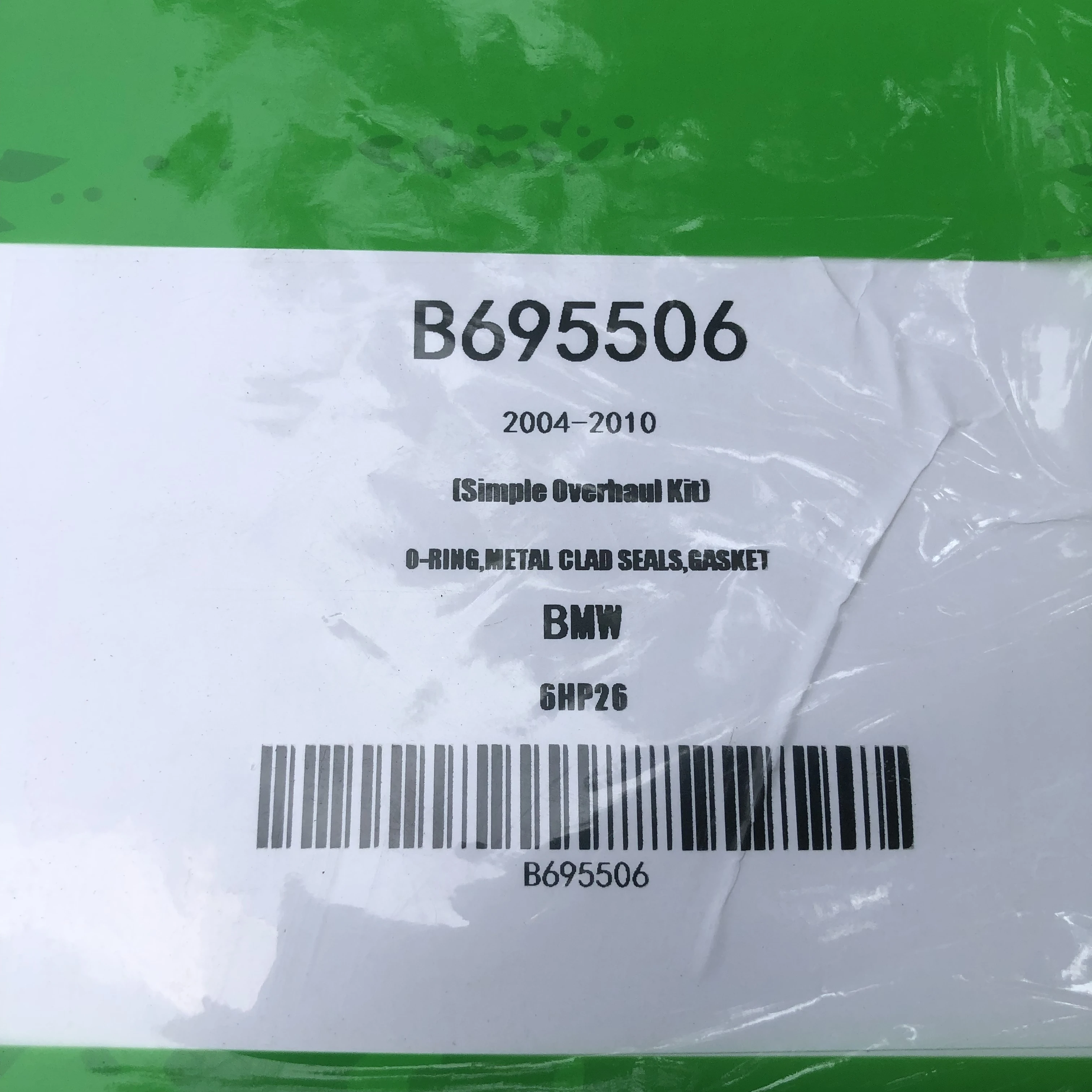 6HP26 6HP28 ZF6HP26 Transmission Simple Overhaul Kit Fix Oil Leak Pressure Loss Slip Fit BMW AUDI 2004‑2010 Gearbox