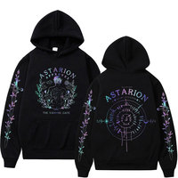 Limited Astarion Baldurs Gate 3 Hoodies Men Women Sleeve Design Clothing Sweatshirts Men's Retro Gothic Trend Casual Hoodie Tops
