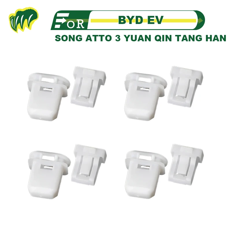 4 sets For BYD EV SONG ATTO 3 YUAN QIN TANG HAN Auto Rear Seat Plastic Fastener Clip Rear Seat Fastener