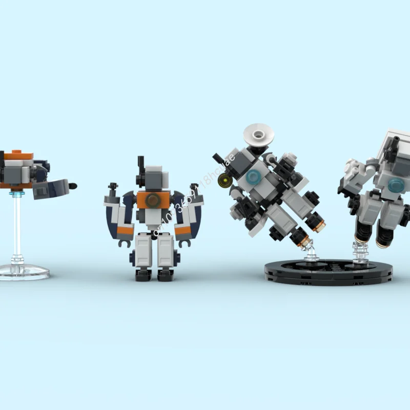 227 Uds. MOC Guardia Costera Fuerza Espacial superhéroes modelo juguetes de bloques de construcción educación creativa artesanía Modular regalos de navidad