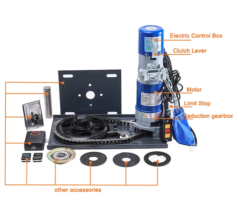 DC24V 600kgs Rolling Door Motor/ Roller Shutter Motor/Garage Door Openers