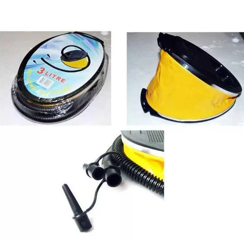 652F Inflatable Boat Kayak Foot Pump Raft High Pressure Foot Pump Air Quick Fill Air Inflator & Deflator Camping Air Pump