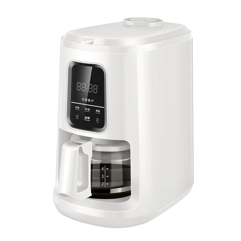 ماكينة صنع القهوة المنزلية ماكينة القهوة الأوتوماتيكية ماكينة صنع القهوة دقيق الفول الطازج ثنائي الغرض ماكينة أمريكية الكل في واحد