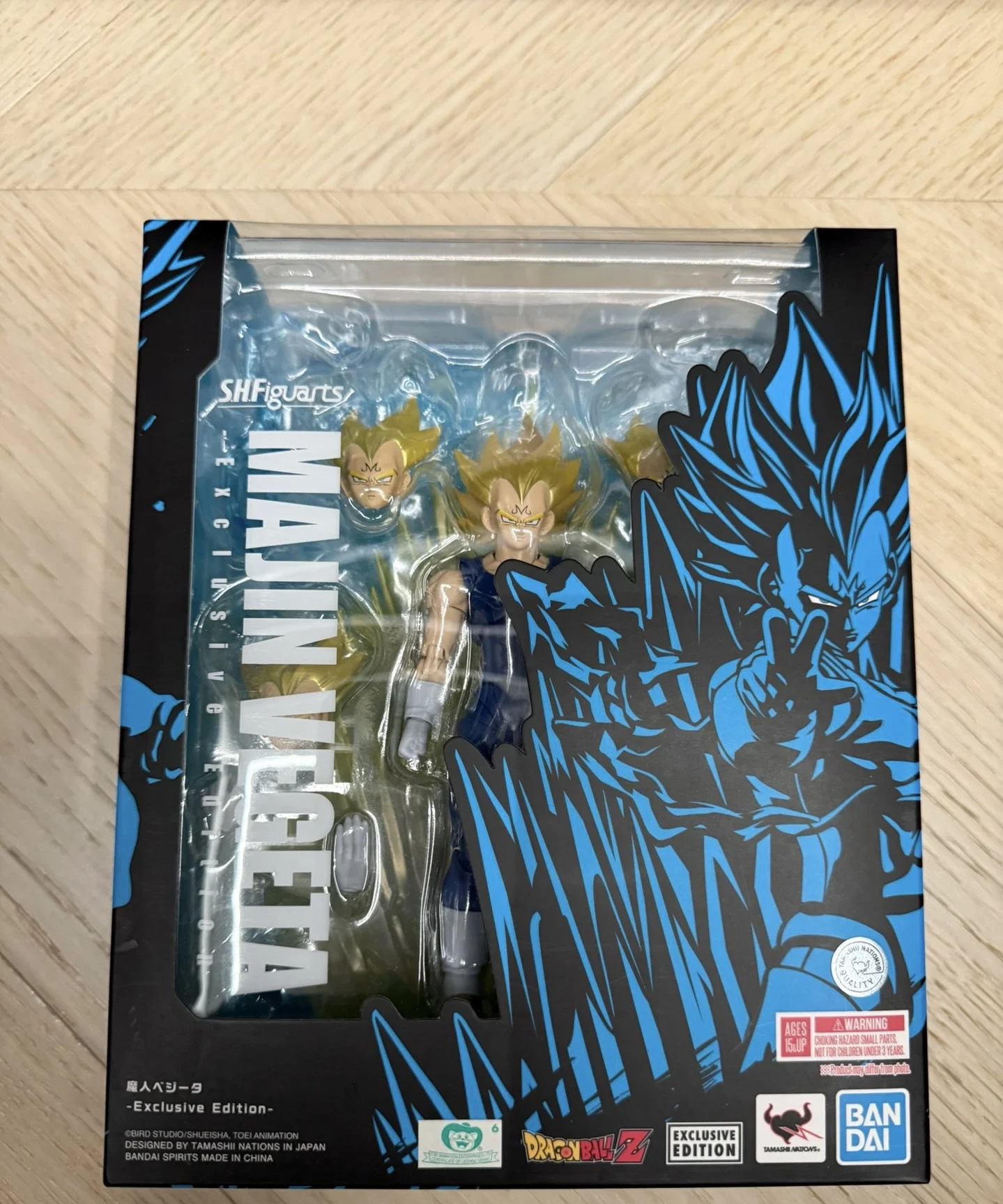 

Bandai SHF Magic Vegeta Super Saiyan 3SDCC Venue Limited Dragon Ball Фигурка Модель Коллекция Игрушка в подарок