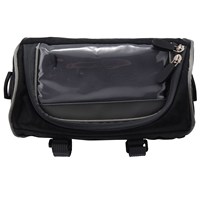 ABKV-2X Outdoor Bicycle Handlebar Bag Mountain Bike Press Screen Mobile Phone Head Bag Outdoor 5L Multifunctional Bag (Black)