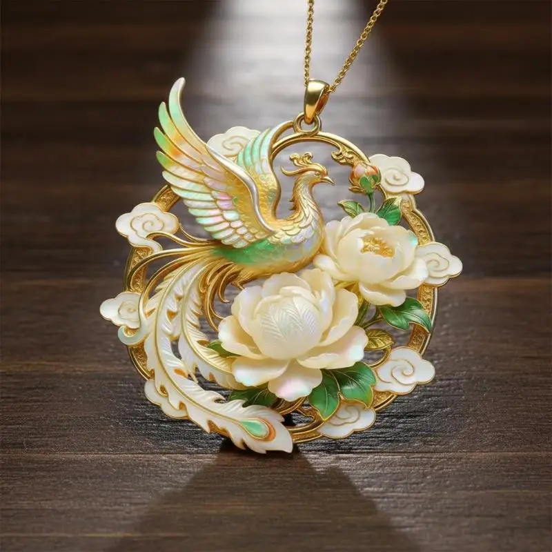 Nine Tailed Fox Enamel Pendant Cute Aesthetic Chinese Style Trendy Ornament for Necklace DIY Daily Wear Gift for Teens
