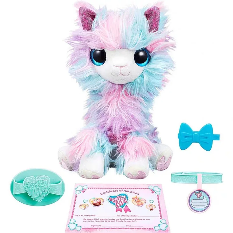 موس Scruff-A-Luvs الاستحمام لعبة الحيوانات الأليفة تمرغ في الماء صندوق أعمى البيض ألعاب من نسيج مخملي للفتيات دمية أرنب يونيكورن دمية #3