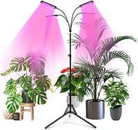 4 Head LED Plant Lamp Grow Light Plant Light Full Spectrum Timer for Flowers  Plant Light Full Spectrum Timer for Flowers