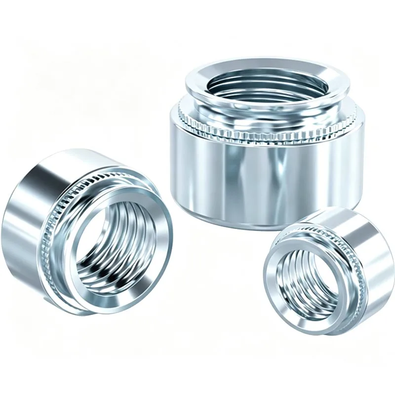 10-50Pcs M2 M2.5 M3 M4 M5 M6 Slab Thickness 1.4mm 1.0mm 0.8mm Carbon Steel Rivnut Self-Clinching Insert Nutsert Press Rivet Nut