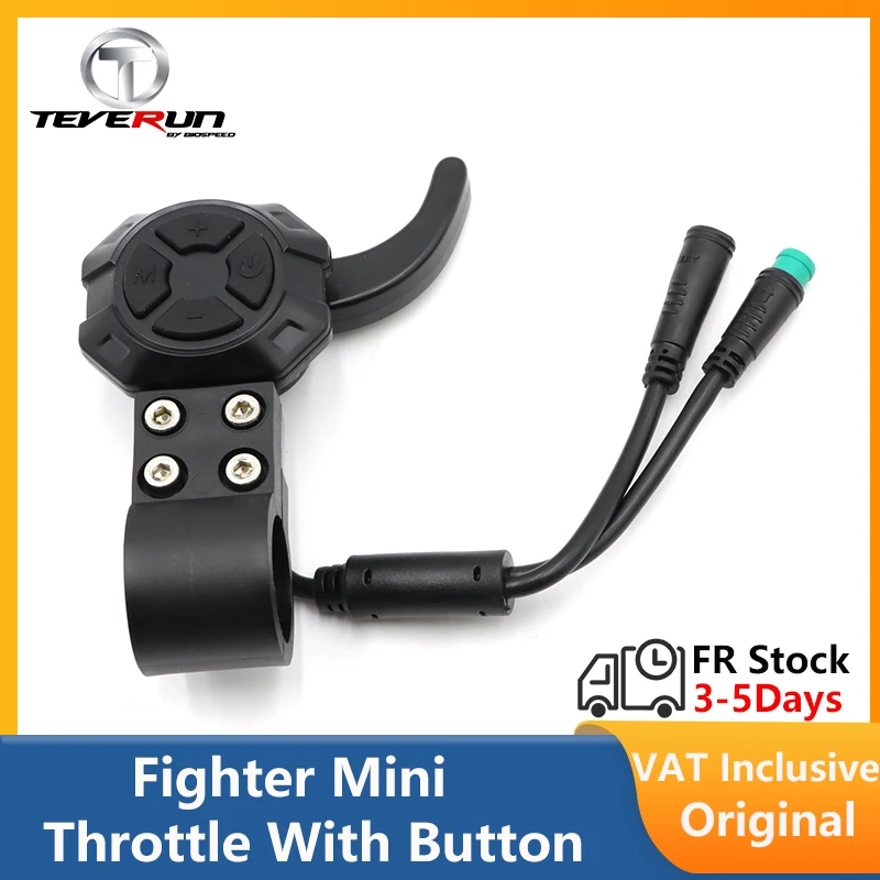 Bouton de commande multifonction original pour accélérateur de trottinette Teverun Fighter Mini/FighterMini PRO/ECO/Blade GT II avec bouton
