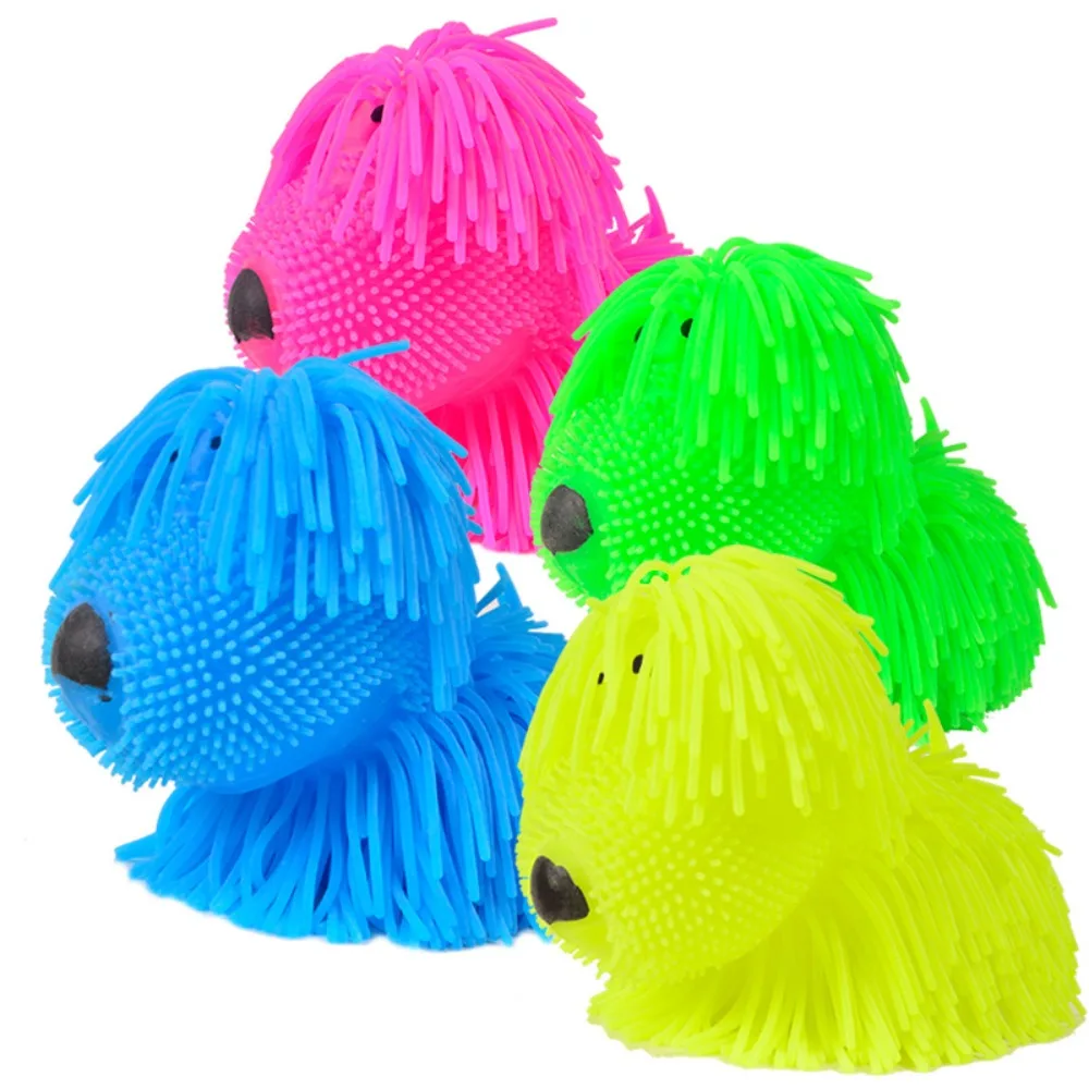 Jouets sensoriels amusants pour aide à l'anxiété, lapin, chien, anti-Stress, en PVC, jouet de décompression mignon pour animal de compagnie