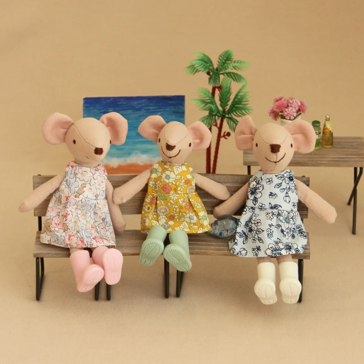 مصغرة محاكاة احذية المطر سيليكون 2 أزواج مناسبة ل 1:12 Bjd Ob11 بيت الدمية ديكور المنزل