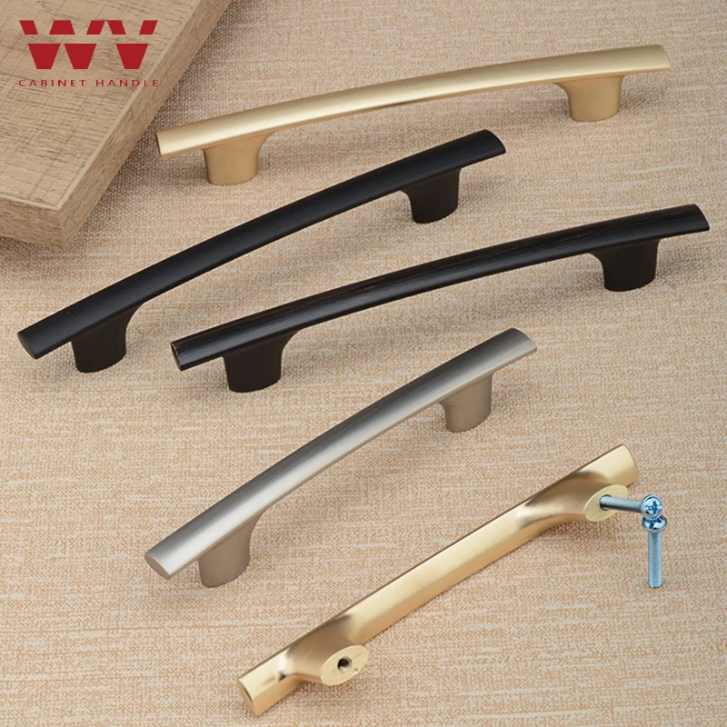 

Handles Drawer Cabinet Furniture Kitchen Handles for Cabinet Knob Door Drawer Furniture Kitchen Pearl Golden Simplicity Hardware