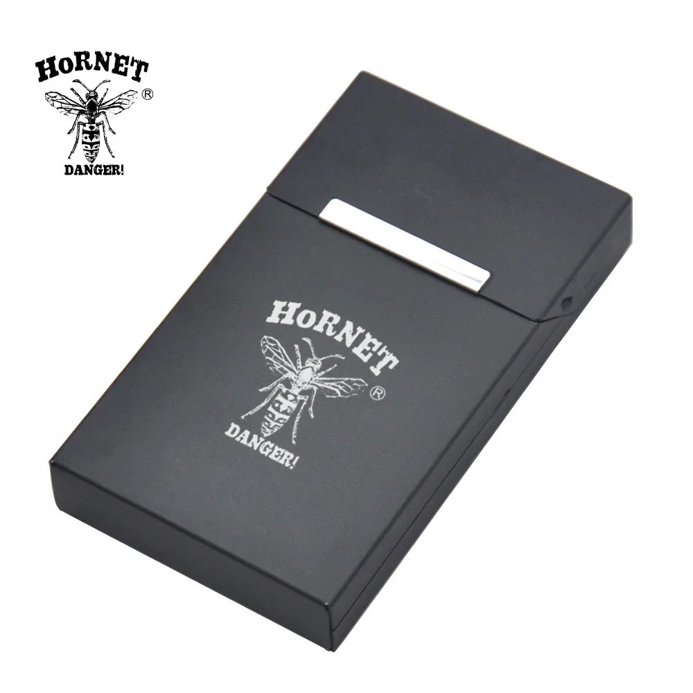 HORNET Aluminum Cigarette Case Cover For Thin Cigarettes Case Holder High Quality Metal  Organizer Box