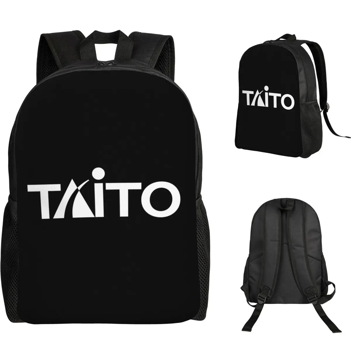 

Черный Taito For The Vewlix Arcad, студенческий рюкзак, школьная сумка, походный дорожный рюкзак для мужчин и женщин, модная сумка для книг, сумки на плечо
