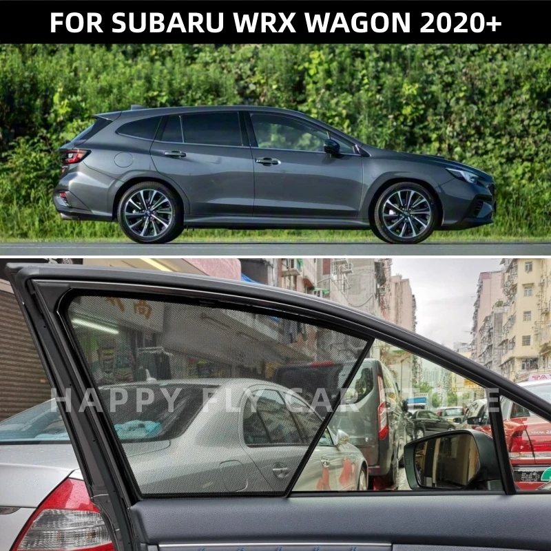 

Подходит для SUBARU WRX WAGON 2020+ (защита от солнца для окон автомобиля, солнцезащитные шторки для передних и боковых дверей, сетчатые шторки)