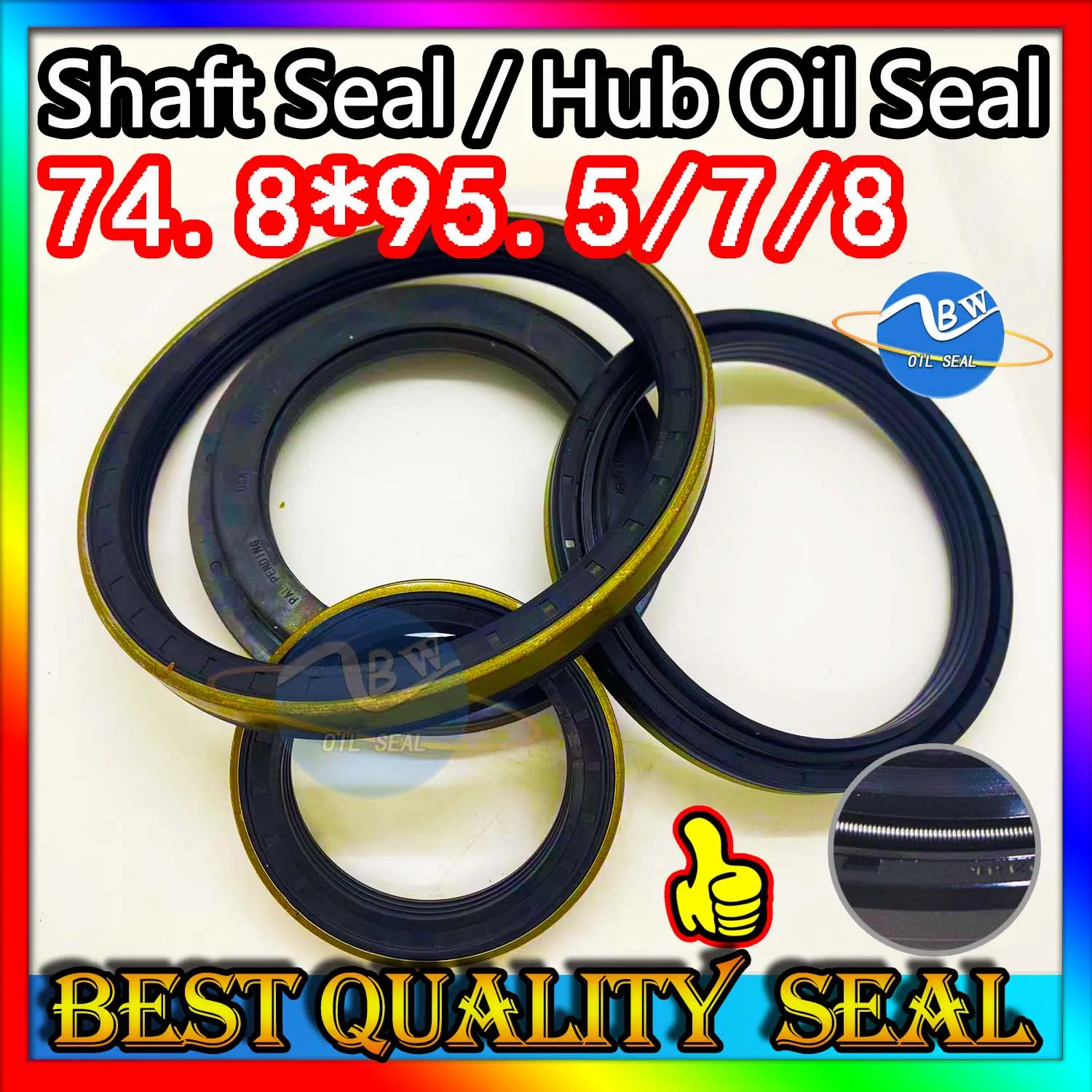 Cassette Oil Seal 74.8*95.5/7/8 Hub Oil Sealing For Tractor Cat 74.8X95.5/7/8 Corteco Accessories High Pressure Pipe Hydraulic