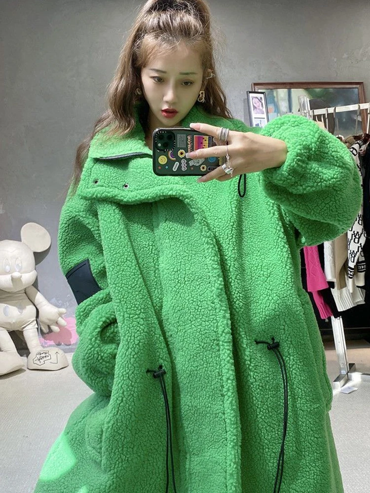 Lamb Wool New Thickened Coat Women\'s Cotton Jacket Winter Big Clothes Women\'s Winter Jacket Women\'s Coat New In Coats