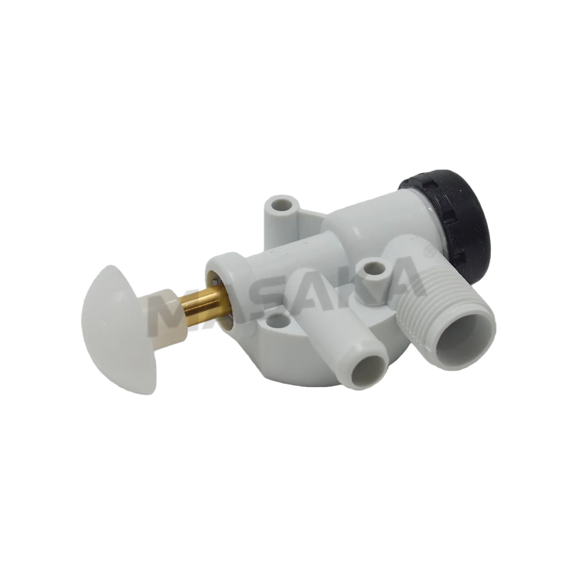 385314349 RV Water Valve Kit Assembly for Sealand, Traveler and VacuFlush Pedal Flush Toilets