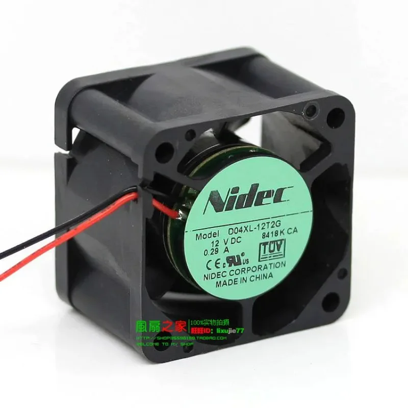 JFG For NIDEC D04XL-12T2G 4028 4CM Double Ball Bearing 1U Server Cooling Fan