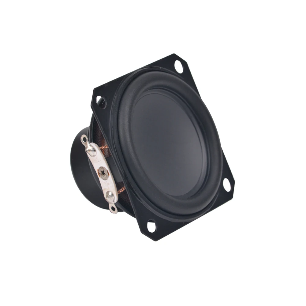 AIYIMA 2 قطعة 45 مللي متر 4 أوم 10 واط مكبرات الصوت 19 الأساسية مربع المطاط حافة مقاوم للماء ندفيب كامل المدى مكبر الصوت لتقوم بها بنفسك الصوت BT أمبير المتكلم