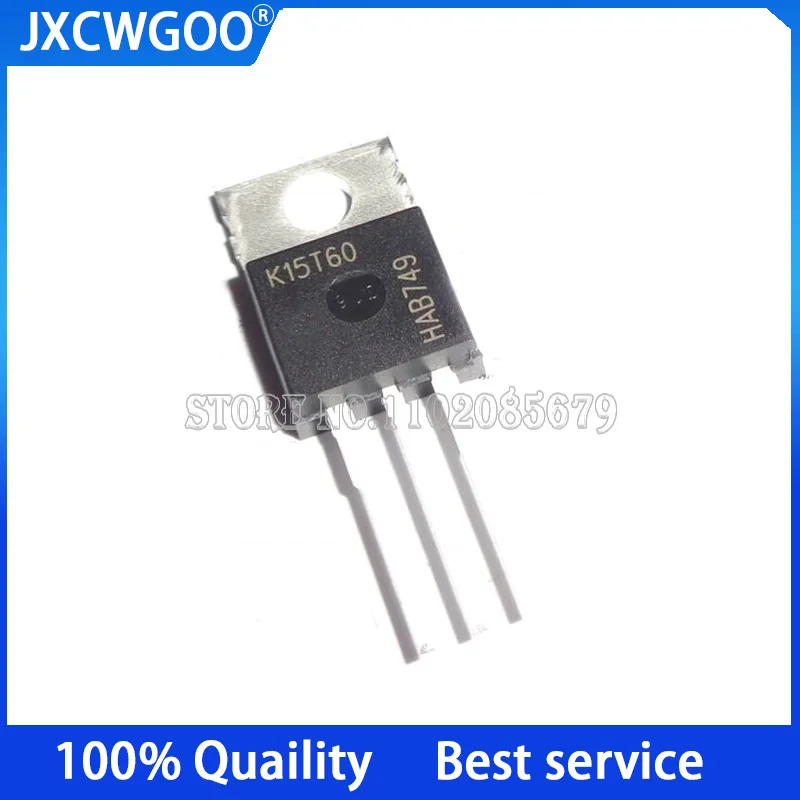 10PCS IKP15N60T K15T60 TO-220 15A/600V MOSFET  New original