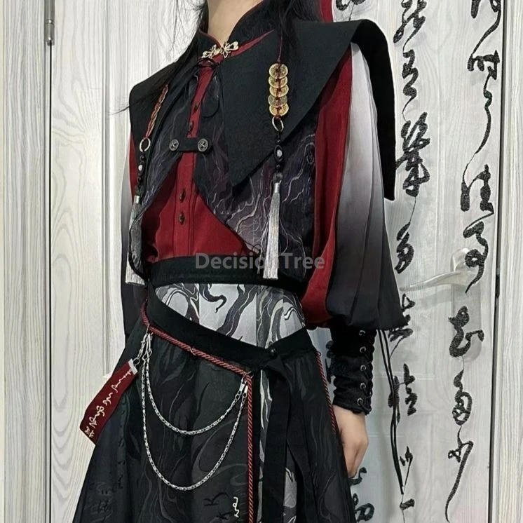 

2025 chinese martial arts drama characteristic hanfu han element ancient style cosplay costume dashing men's swordsman outfit