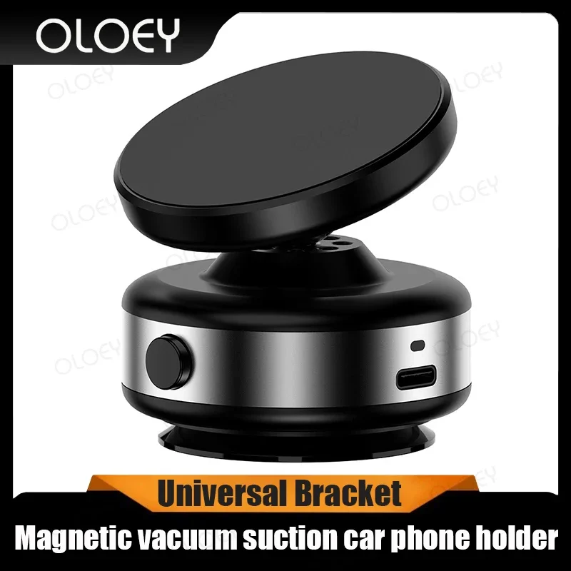 For iPhone Samsung Xiaomi magnetic car mount vacuum phone holder 360 ° rotatable