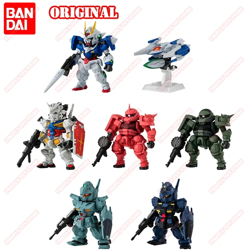 Bandai Original GUNDAM Animation Peripheral Toys FW 28 CONVERGE Destiny Zaku GM Anime Action Model Figures Collection